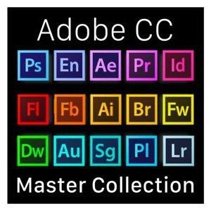 Adobe Master Collection 2022 for PC or Mac with 22 Adobe apps Photoshop Acrobat Premiere Macbook Pro iMac Hp Dell Lenovo Surface Pro Laptops Desktops