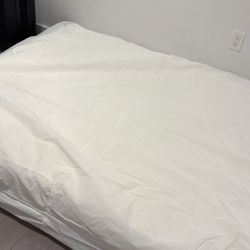 VESTERÖY pocket spring mattress QN md firm/wht US 