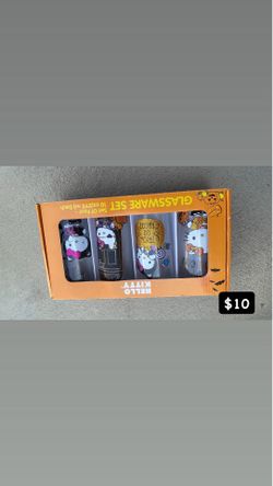 Halloween Hello Kitty Glass Set