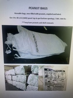Used FIBC Super Sacks and Gaylord boxes