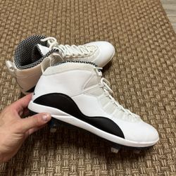 Jordan 10 Retro Metal Baseball Cleats