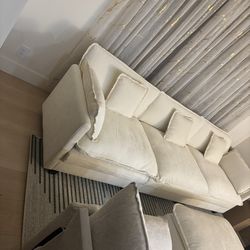 2 week old couch matching chair and ottoman