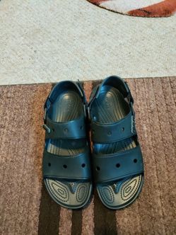 Crocs Blk Mens Slipons Size 12