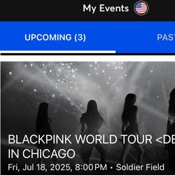 BLACKPINK Tickets – 4 Seats Together –7/18 -Chicago