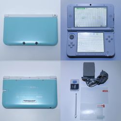 Nintendo 3DS XL Mint w 128GB Games + Accessory Bundle