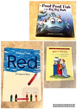 social emotional & feelings Books- pout pout fish, Therapy, parent, teacher, library