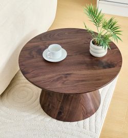 Modern Walnut Coffee Table - Brand New