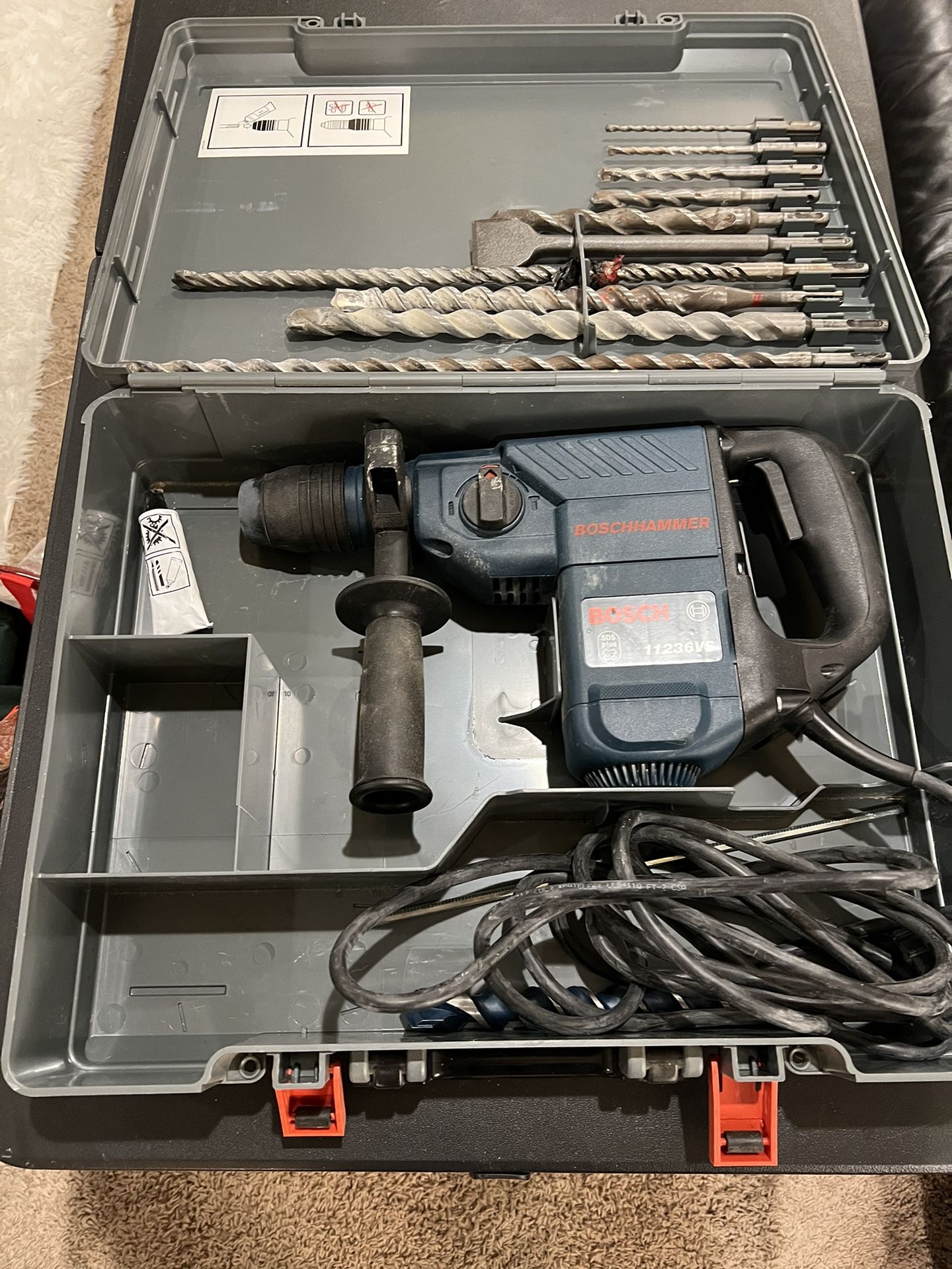 Bosch SDS Plus Rotary Hammer Drill 11236VS