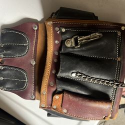 Occidental leather pouch for electrical work