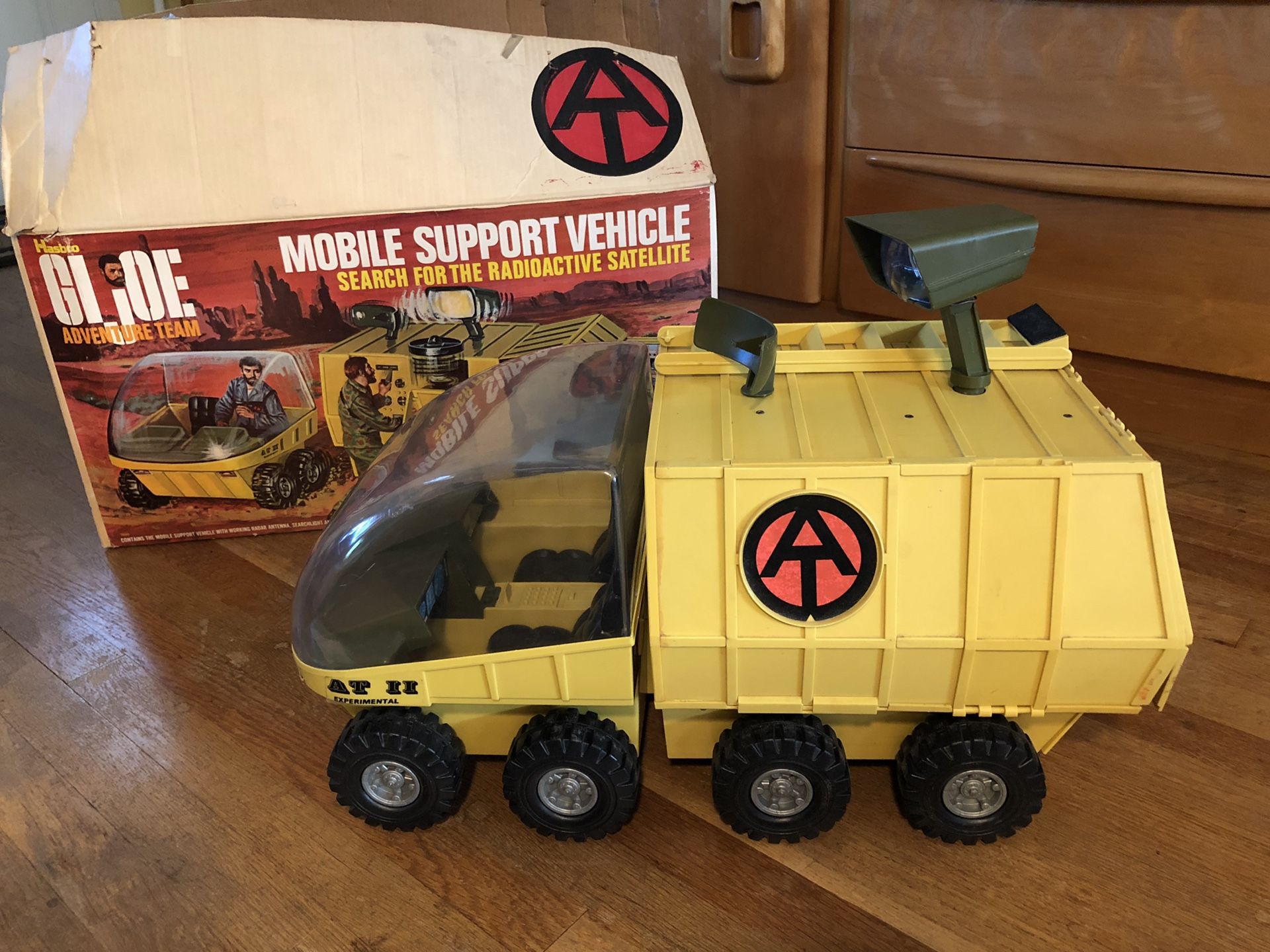 Vintage 1972 GI Joe “Mobile Support Vehicle” Set with Original Box!