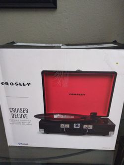 Crosley Cruiser Deluxe Portable Turntable