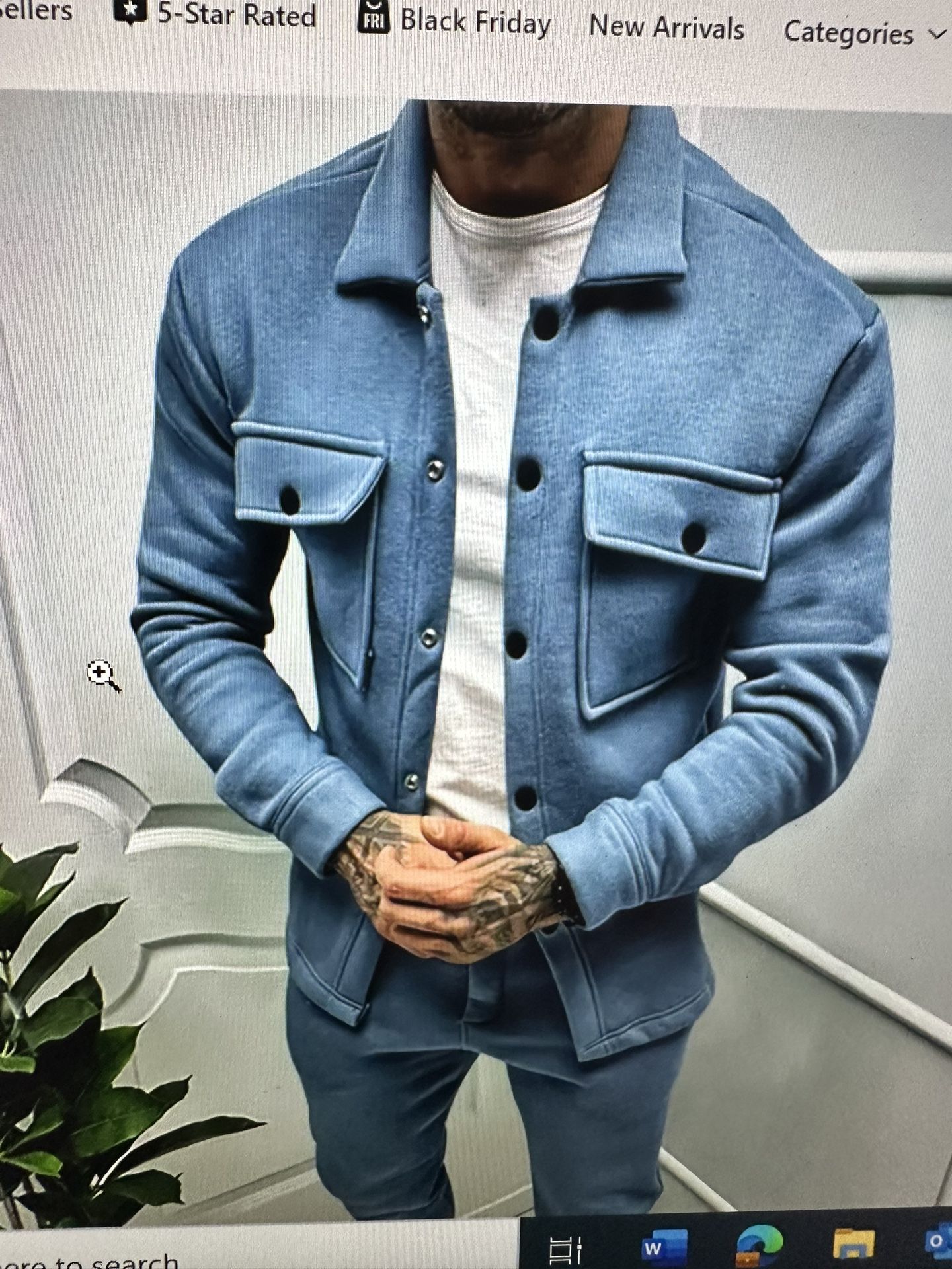 TEMU Men's Clothing Brand New But Can't Return