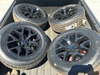 oem 20” honeycomb snowflakes 275/60r20 nitto 420v tires 6x5.5