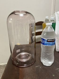 Ikea Pink Glass Vase