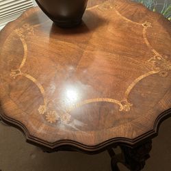 Antique Table Red Oak