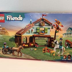 LEGO Friends Autumn’s Horse Stable Building Set, Birthday Gift for Kids Who Love Animal Toys, 41745