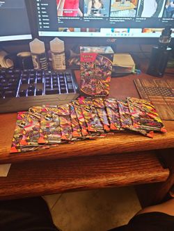 Opened pitch black booster bumdle