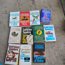 11 Books From Lawrence Sanders 