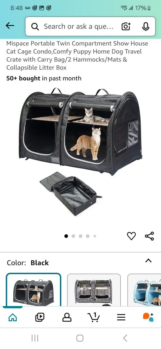 Brand New Cat Condo Carrier