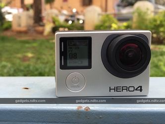 Go pro hero 4 black with two batteries and charger