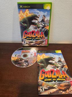 Godzilla: Destroy All Monsters Melee Microsoft Xbox Original CIB Video Game