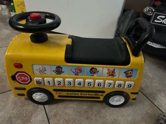 CoComelon School Bus Kids Ride-On Toy