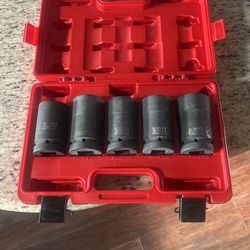 Napa 1 Inch Drive Impact Socket Set 