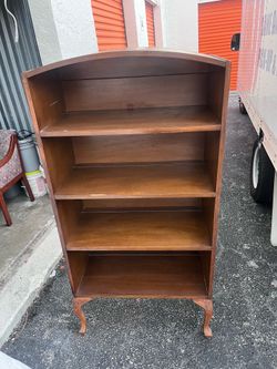 Wooden book shelf