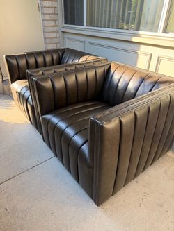 leather swivel chair