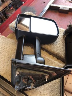 14-18 Chevy Silverado / GMC SIERRA Tow mirrors MANUAL MIRRORS factory GM (not aftermarket) OEM