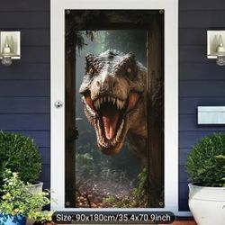 Dinosaur Door Hanger/ Backdrop 