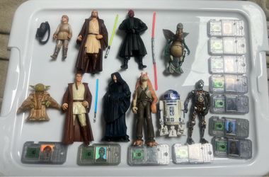 star wars episode 1 action figure lot of 10 complete