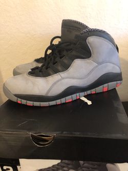 Nike Retro Air Jordan X Cool Grey Infared Size 12