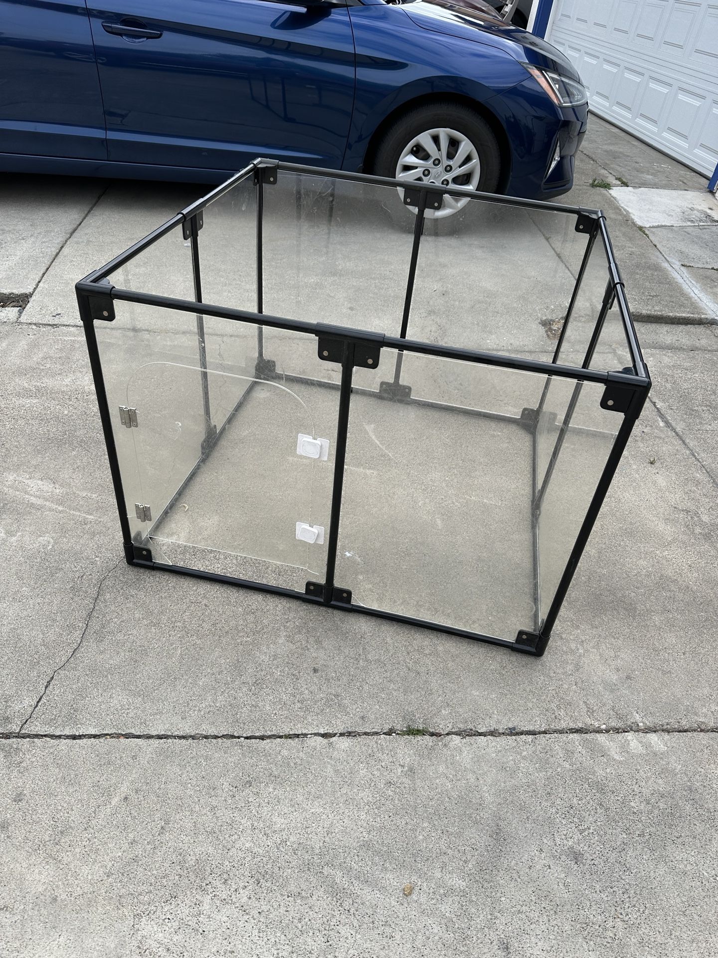 Clear Dog Pen