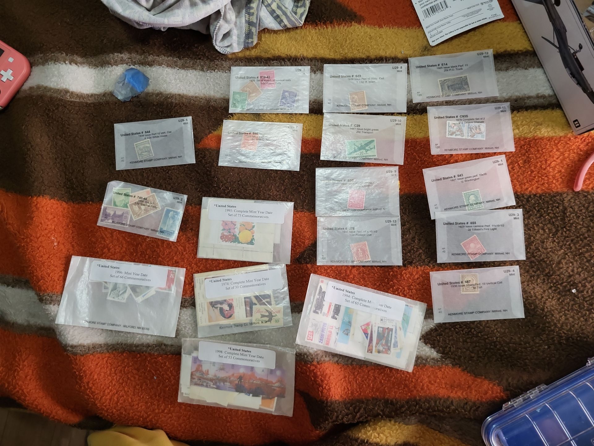 Stamp collection all un used in mint condition