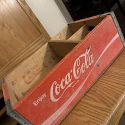 Coke Cola Wood Crate