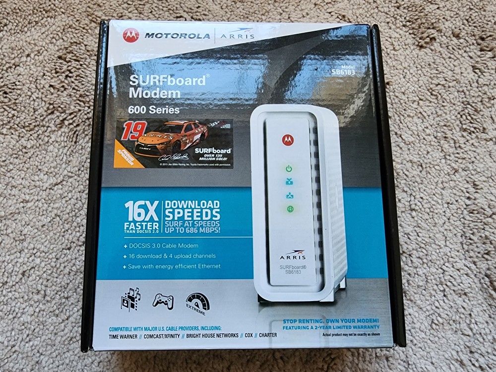 Motorola ARRIS Docsis 3 Gigabit Modem (Like New)