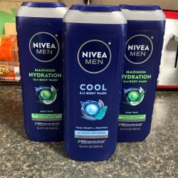 Nivea Men’s Body Wash-3 Items!($14.31+ Value)