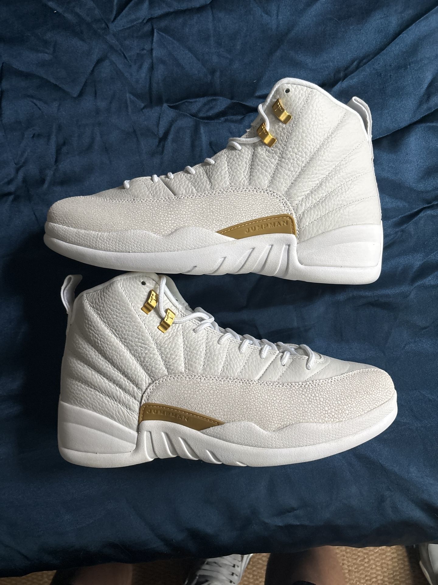 OVO x air jordan 12 “white”