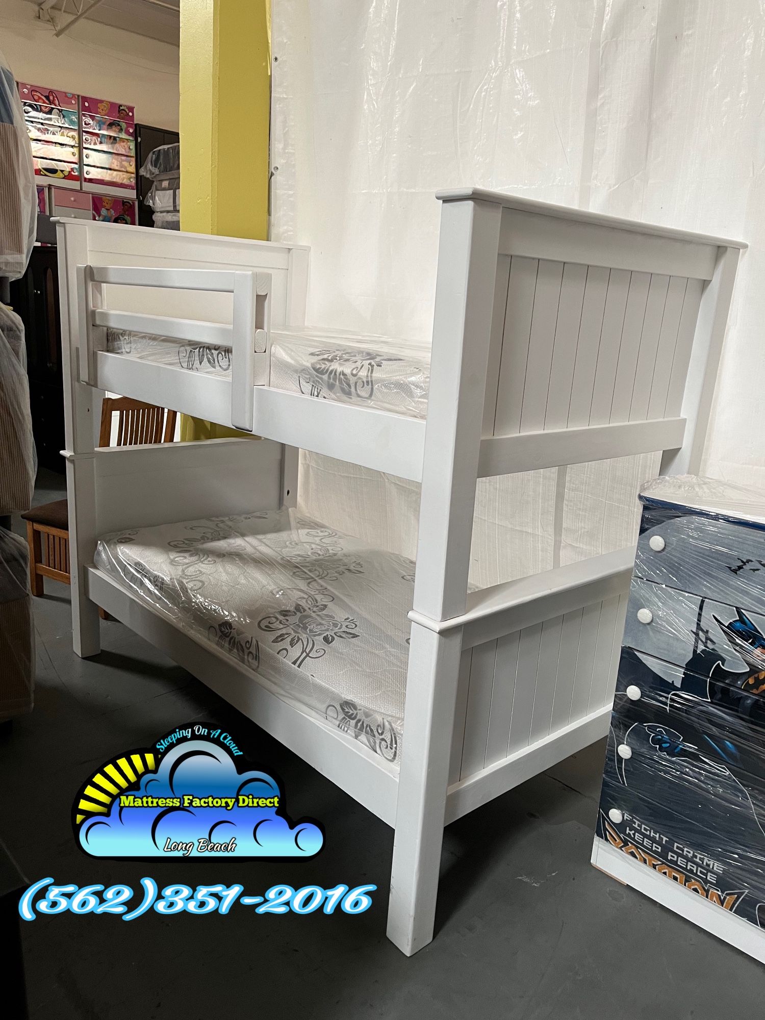 Twin Twin Bunk Bed Pine 🪵