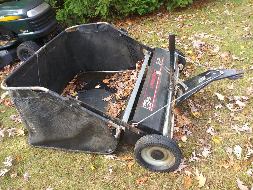Commercial Grade Lawn Sweeper , Yard Clean Up