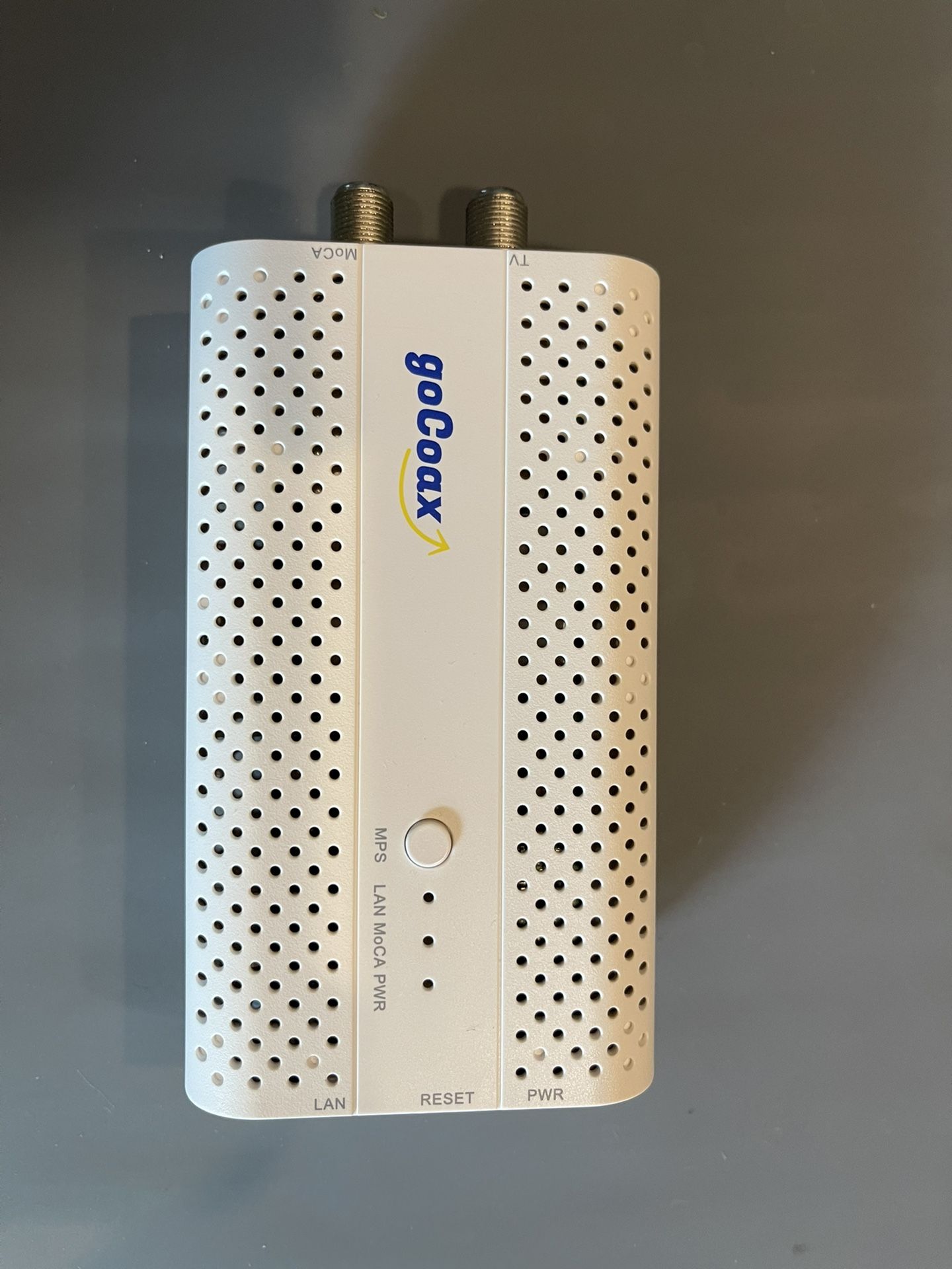 goCoax MoCA 2.5 Adapter for Ethernet Over Coax. MoCA 2.5. 1x GbE Port