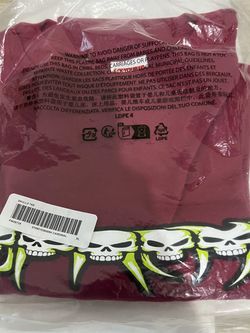 Skulls Tee Cardinal XL SUPREME