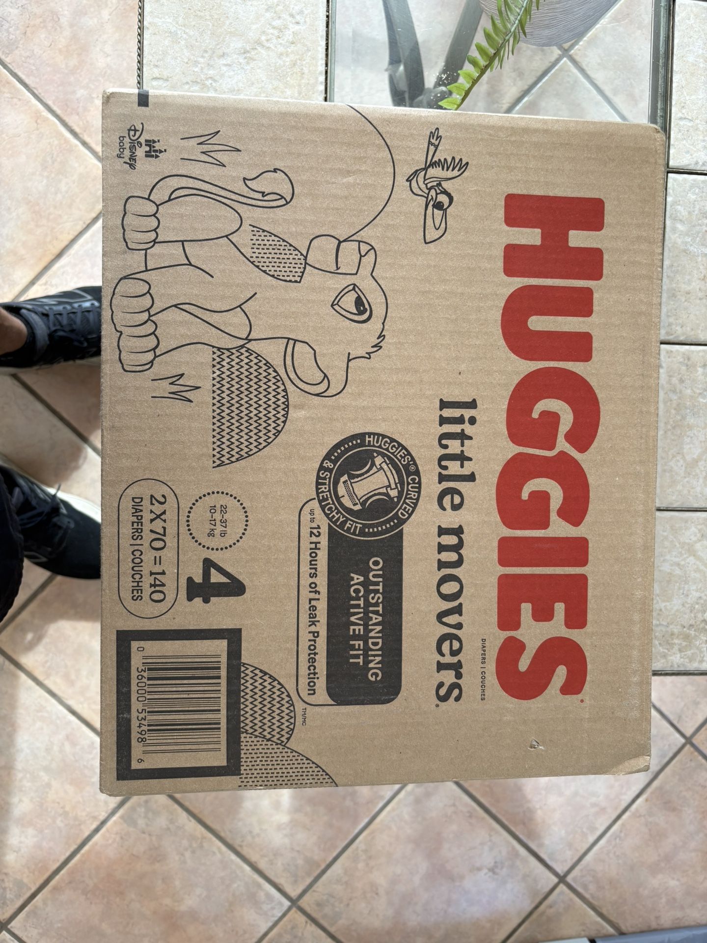 Huggies Size 4 Diapers 140 Count