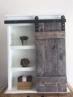 New Sliding Barn Door Bathroom Cabinet For Sale In Jurupa Valley