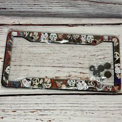 Horror Movie Characters License Plate Frame