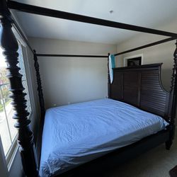 California King Bed Frame Wooden 