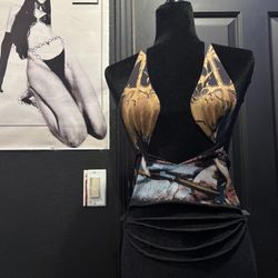 mayhem band halter top 