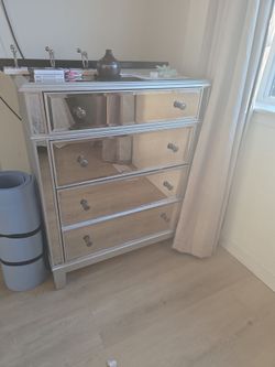 Vintage Mirrored Dresser