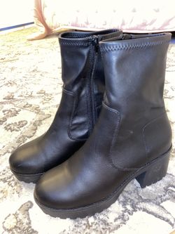 Black Boot Heels